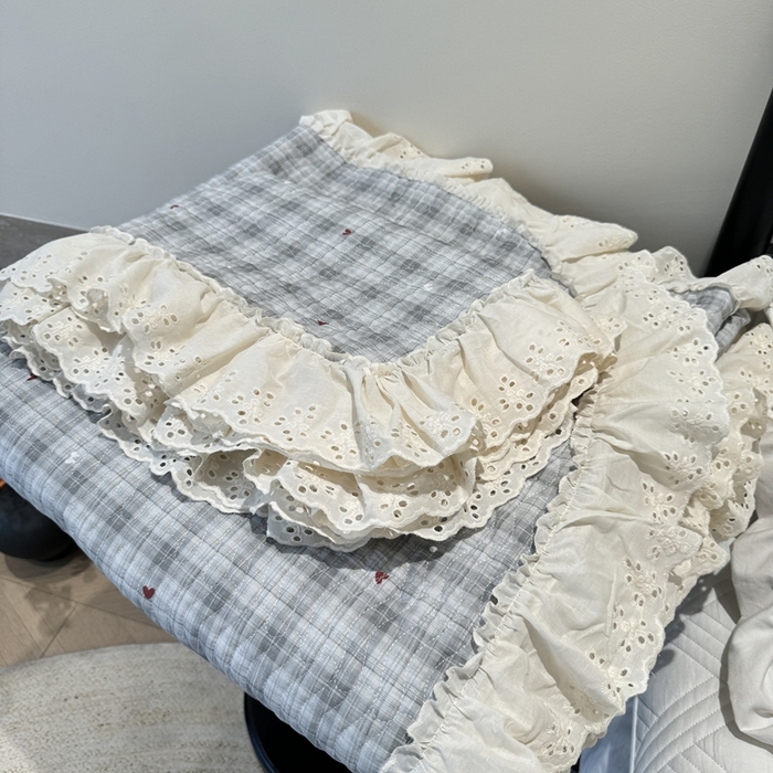 91家纺网 家纺一手货源 找家纺 奈萝家纺 2025新款全棉纯棉床盖三件套可配同款四季被同款被套 心悦