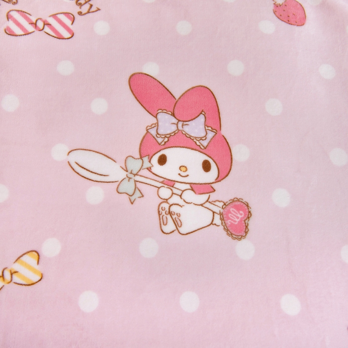 91家纺网 家纺一手货源 找家纺 吉咪兔家纺 2024新品正版三丽鸥库洛米美乐蒂牛奶绒幼儿园被子三件套保暖被褥六件套 奶油美乐蒂