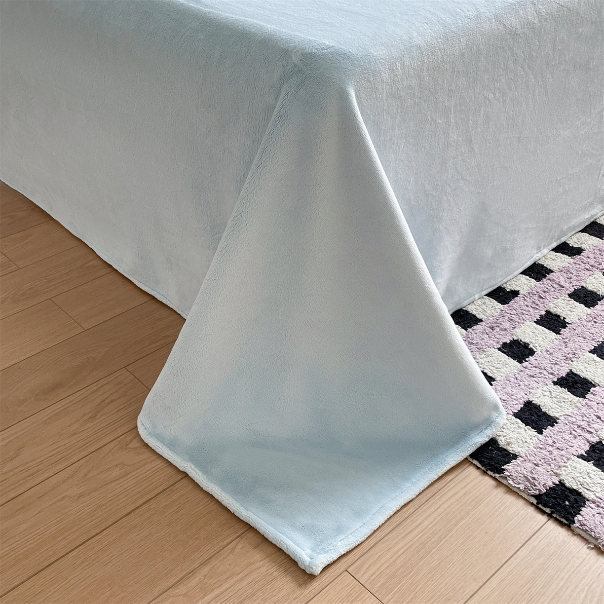 91家纺网 家纺一手货源 找家纺 如约 2025新款印花牛奶绒四件套 向阳花开