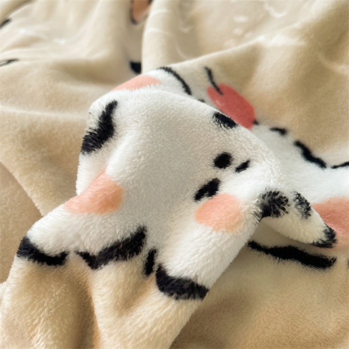 91家纺网 家纺一手货源 找家纺 如约 2025新款印花牛奶绒四件套 可爱熊仔