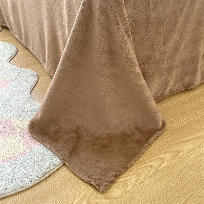 91家纺网 家纺一手货源 找家纺 如约 2025新款印花牛奶绒四件套 可爱熊仔