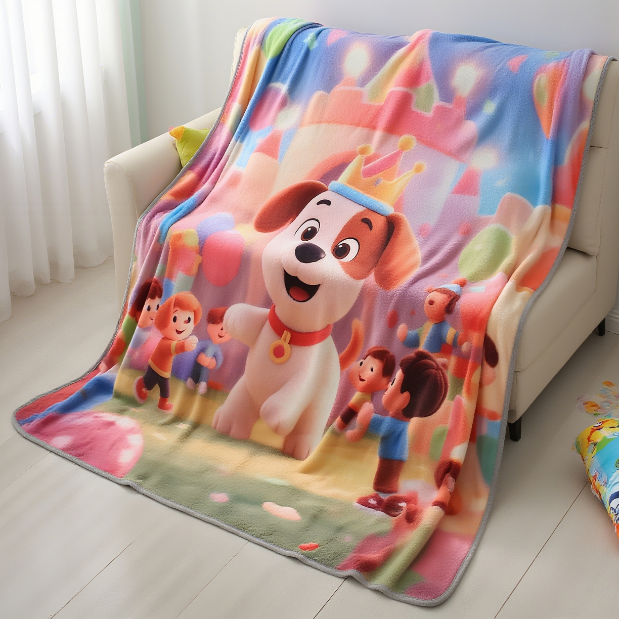 91家纺网 家纺一手货源 找家纺 （总）2025新款数码5D立体印花包边毯240克毯子