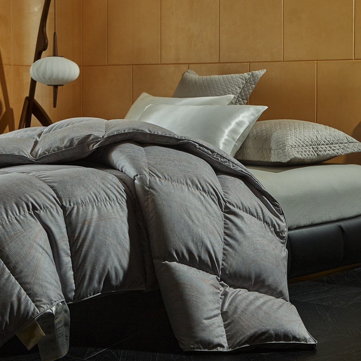 91家纺网 家纺一手货源 找家纺 暖羽屋羽绒馆 2025新款拉斐尔印花白鹅绒丝被子羽绒被芯加厚双人冬被春秋被婚庆被芯 X 迷幻梦境