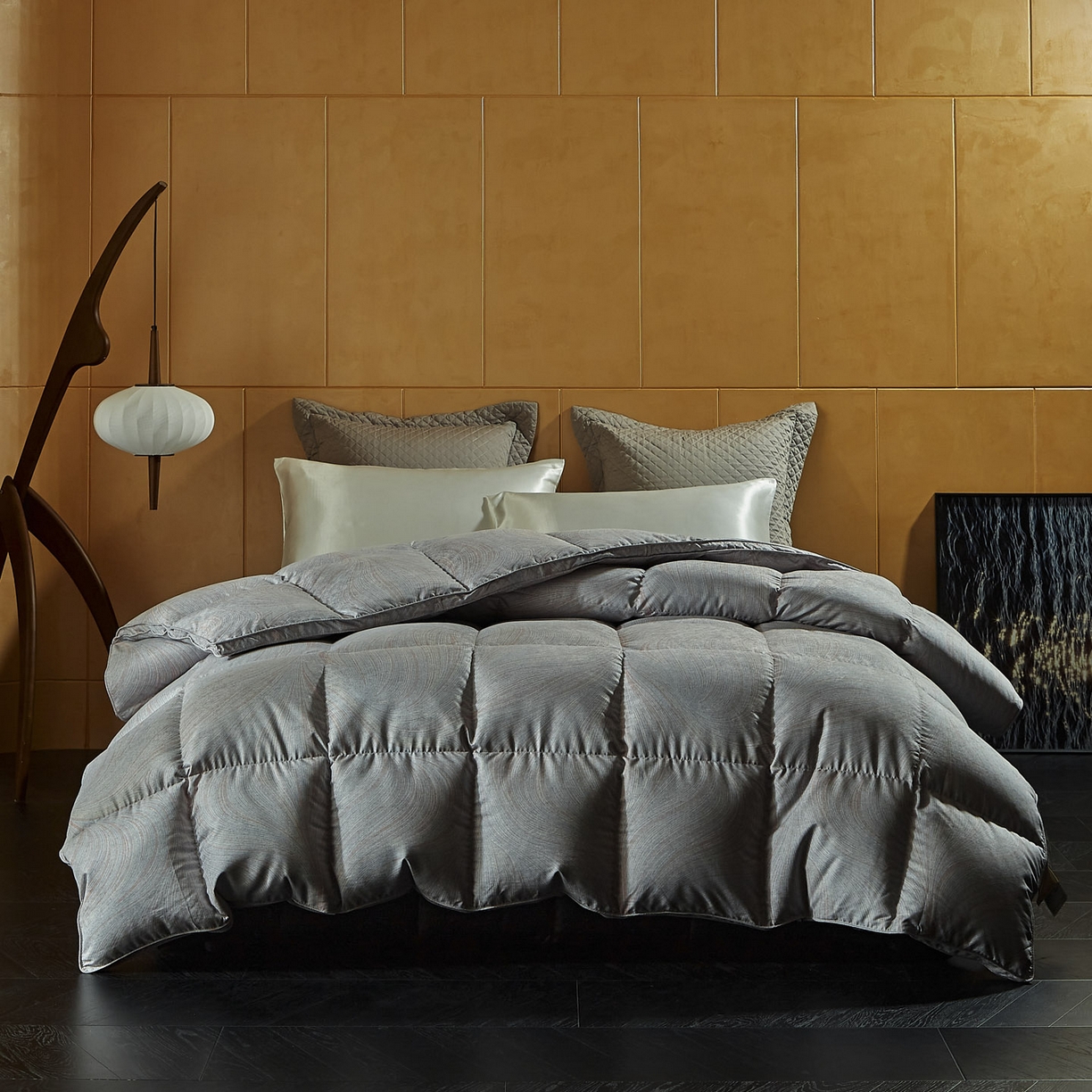 91家纺网 家纺一手货源 找家纺 暖羽屋羽绒馆 2025新款拉斐尔印花白鹅绒丝被子羽绒被芯加厚双人冬被春秋被婚庆被芯 X 迷幻梦境