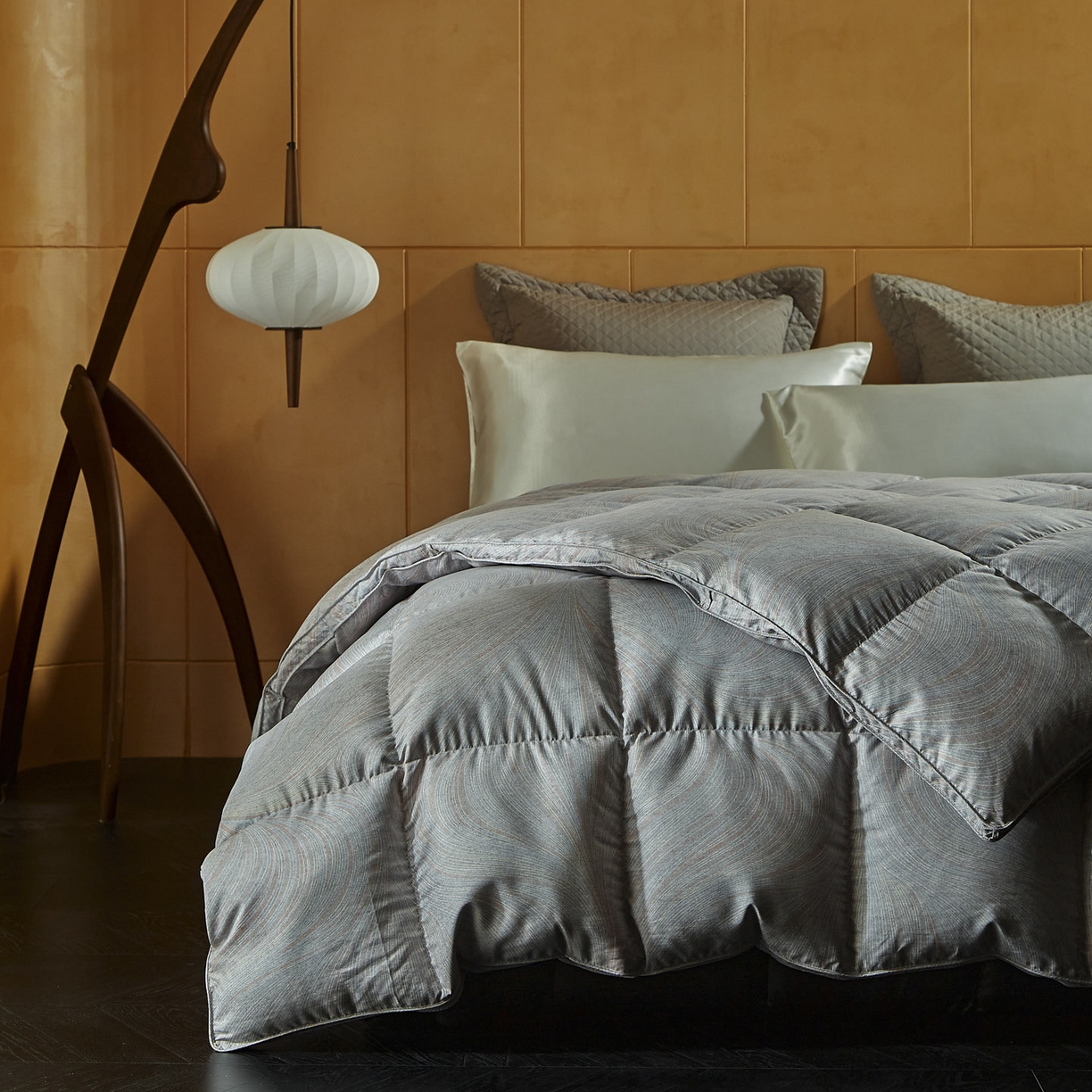 91家纺网 家纺一手货源 找家纺 暖羽屋羽绒馆 2025新款拉斐尔印花白鹅绒丝被子羽绒被芯加厚双人冬被春秋被婚庆被芯 X 迷幻梦境