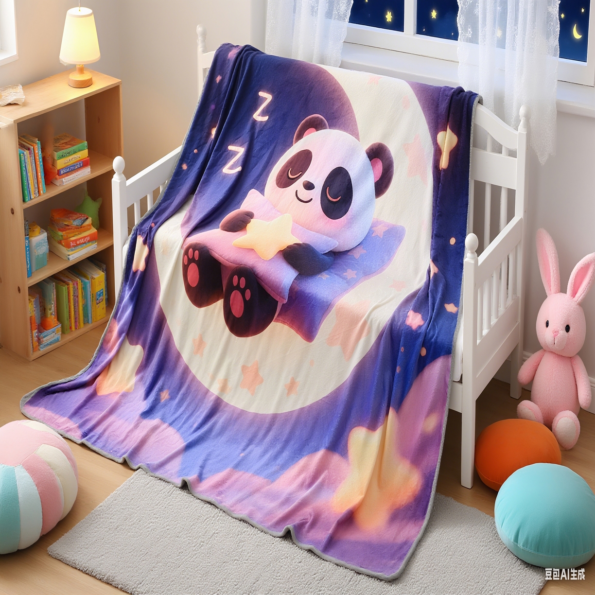 91家纺网 家纺一手货源 找家纺 （总）2025新款数码5D立体印花包边毯240克毯子