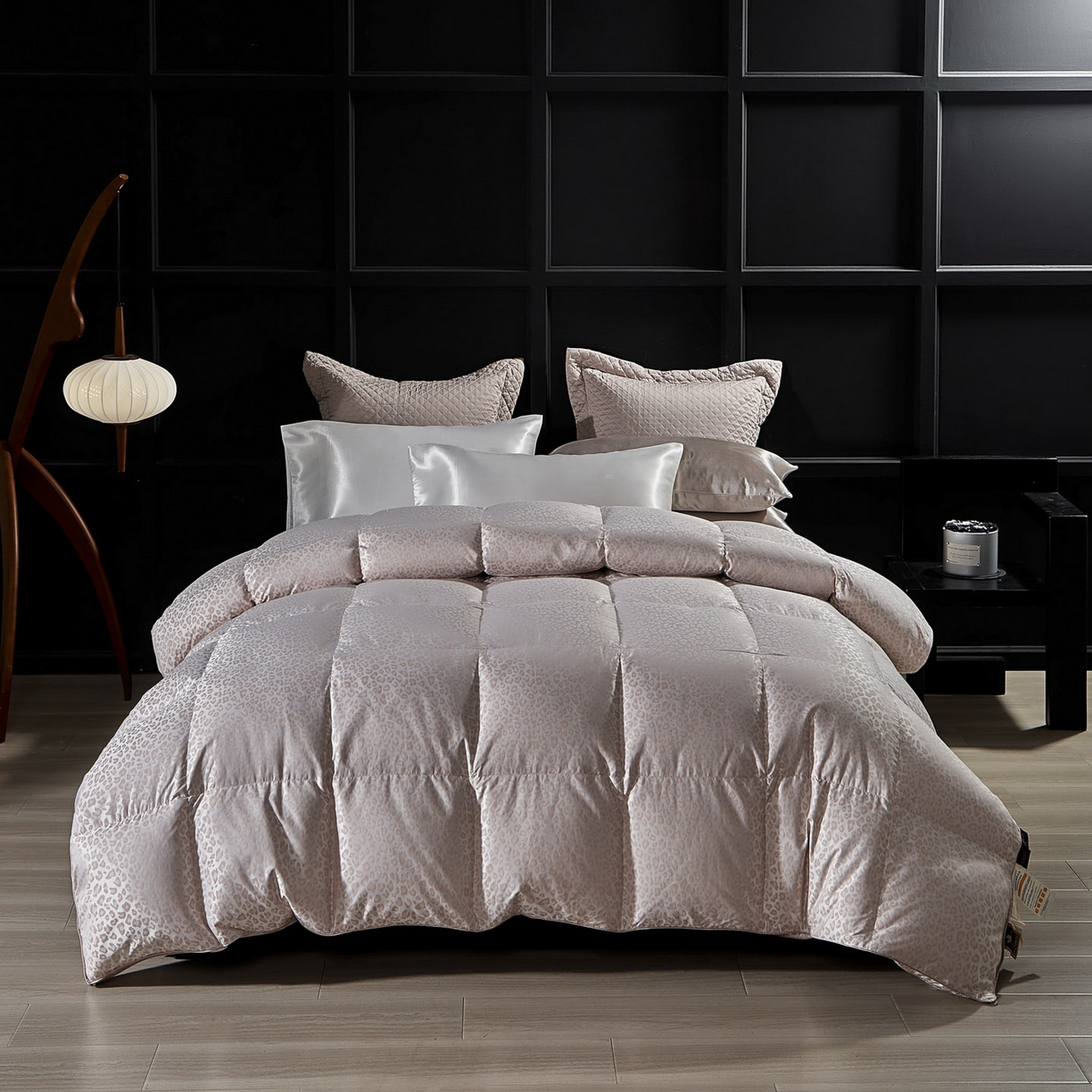 91家纺网 家纺一手货源 找家纺 暖羽屋羽绒馆 2025新款绒子95白鸭绒被子羽绒被双人婚庆加厚冬被春秋被芯 Q魅惑 粉