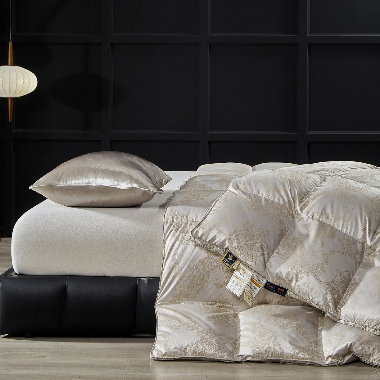 91家纺网 家纺一手货源 找家纺 暖羽屋羽绒馆 2025新款绒子95白鸭绒被子羽绒被双人婚庆加厚冬被春秋被芯 Q维斯