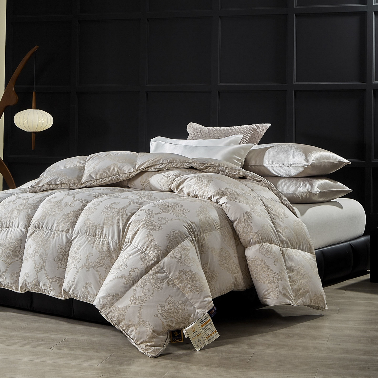 91家纺网 家纺一手货源 找家纺 暖羽屋羽绒馆 2025新款绒子95白鸭绒被子羽绒被双人婚庆加厚冬被春秋被芯 Q维斯