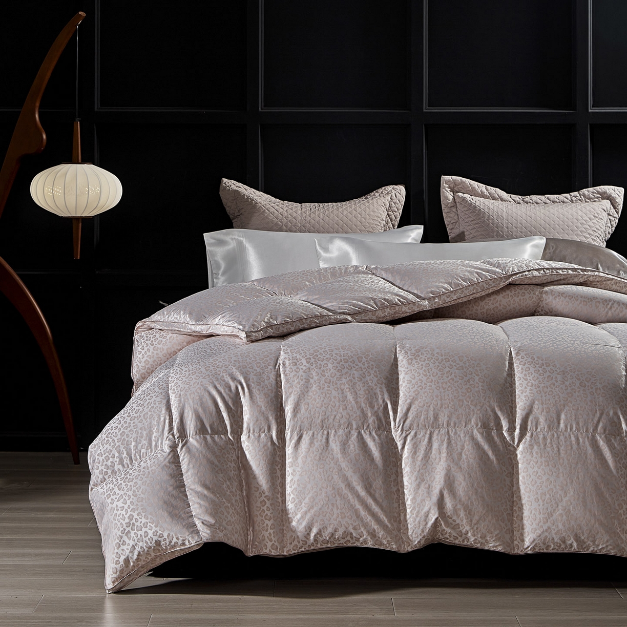 91家纺网 家纺一手货源 找家纺 暖羽屋羽绒馆 2025新款绒子95白鸭绒被子羽绒被双人婚庆加厚冬被春秋被芯 Q魅惑 粉