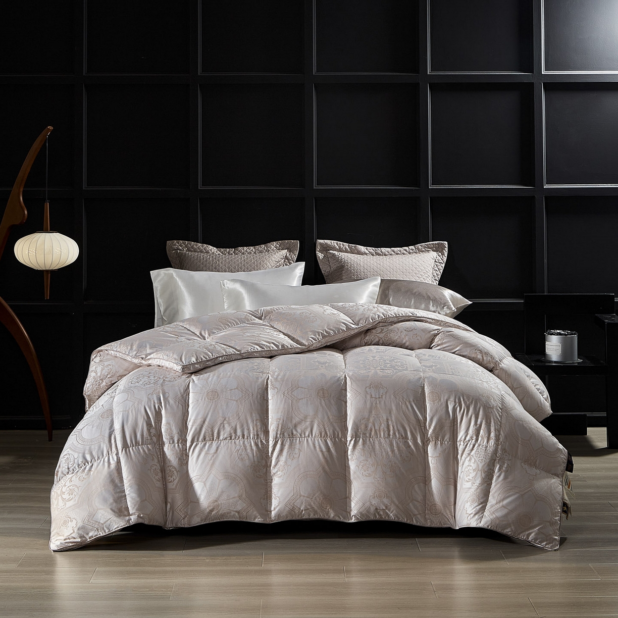 91家纺网 家纺一手货源 找家纺 暖羽屋羽绒馆 2025新款绒子95白鸭绒被子羽绒被双人婚庆加厚冬被春秋被芯 Q拉妮娜