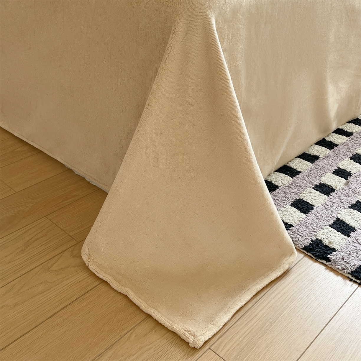 91家纺网 家纺一手货源 找家纺 （总）如约 2025新款印花牛奶绒四件套