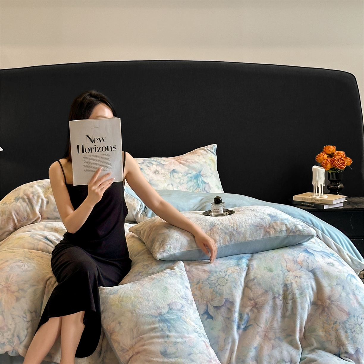 91家纺网 家纺一手货源 找家纺 （总）如约 2025新款数码印花牛奶绒四件套