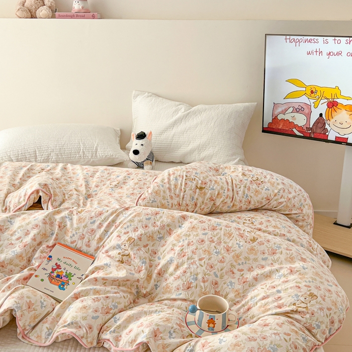 91家纺网 家纺一手货源 找家纺 （总）漫仙阁家纺 2025新款斜纹印花被春秋被冬被单人双人款被子