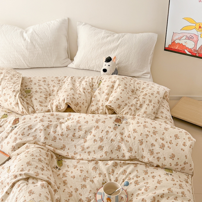 91家纺网 家纺一手货源 找家纺 漫仙阁家纺 2025新款斜纹印花被 春秋被 冬被 单人双人款被子 裙子小兔