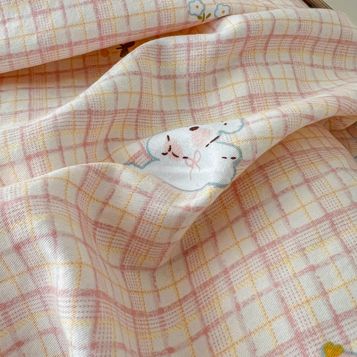 91家纺网 家纺一手货源 找家纺 漫仙阁家纺 2025新款斜纹印花被 春秋被 冬被 单人双人款被子 格子小狗