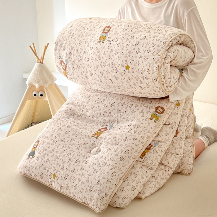 91家纺网 家纺一手货源 找家纺 （总）漫仙阁家纺 2025新款斜纹印花被春秋被冬被单人双人款被子