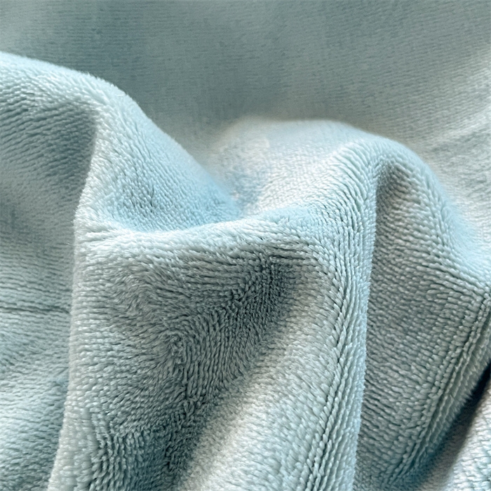 91家纺网 家纺一手货源 找家纺 如约 2025新款高织提花牛奶绒刺绣拼接款四件套 罗密欧-蓝