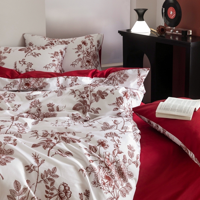 91家纺网 家纺一手货源 找家纺 （总）ONE TWO ONE 121 2025新款高支高密数码印花四件套-花喜光芥