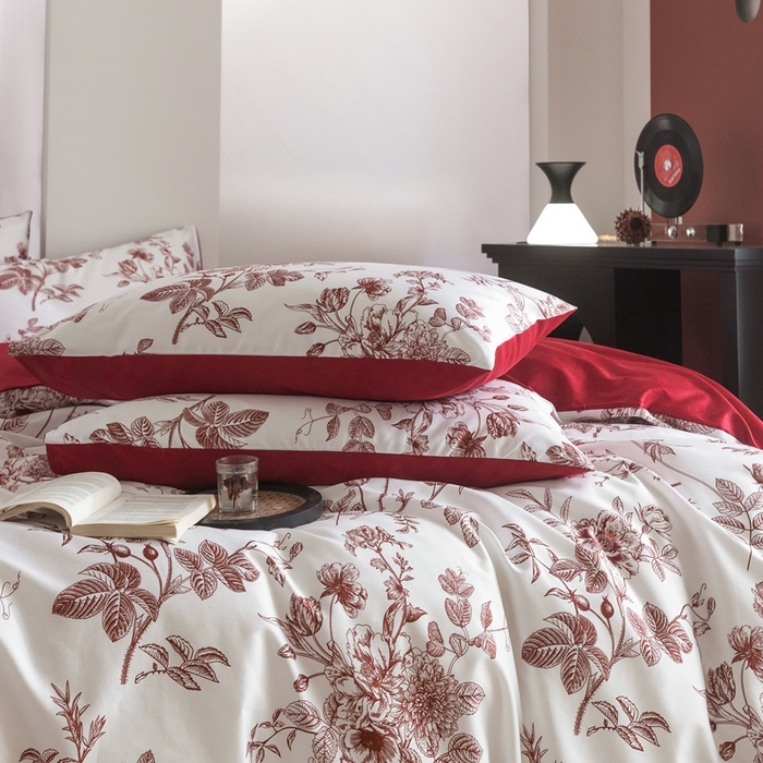 91家纺网 家纺一手货源 找家纺 （总）ONE TWO ONE 121 2025新款高支高密数码印花四件套-花喜光芥