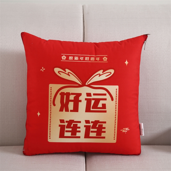 金纳抱枕被 2026新款 ‘马上暴富’ 新年抱枕被 好运连连