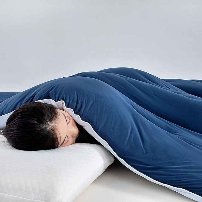 91家纺网 家纺一手货源 找家纺 （总）亿莱鑫 2025新款A类亲肤深睡眠控温抑菌被子被芯冬被