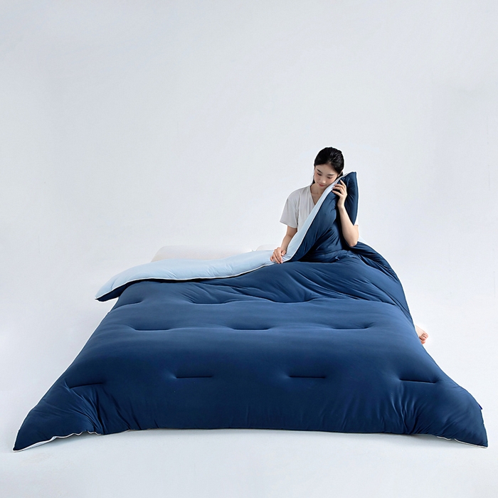 91家纺网 家纺一手货源 找家纺 （总）亿莱鑫 2025新款A类亲肤深睡眠控温抑菌被子被芯冬被