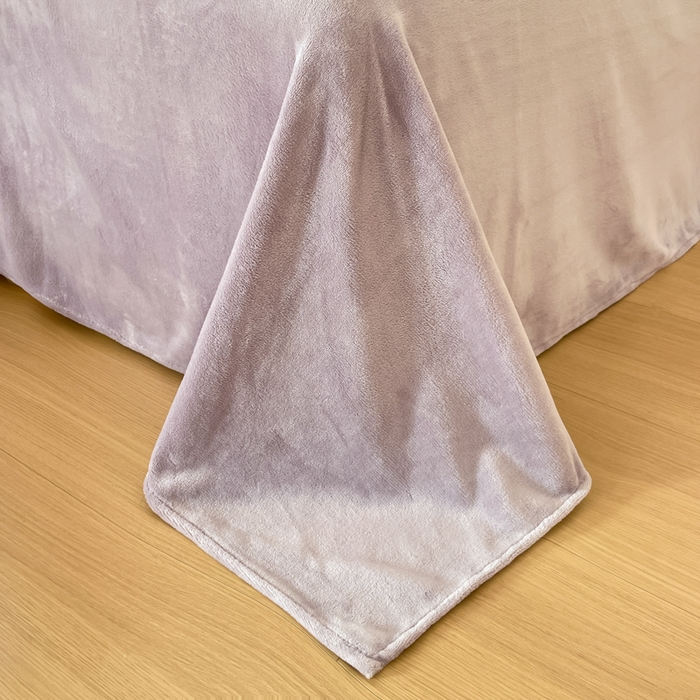 91家纺网 家纺一手货源 找家纺 玉海棠家纺 2025新款A类加厚牛奶绒印花四件套 枝枝兔