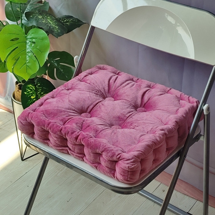 91家纺网 家纺一手货源 找家纺 （总）李帅家居 2025新款水晶绒胖子垫坐垫形藤椅坐垫皮革坐垫圆垫子海绵垫打坐蒲团垫子椅子垫飘窗垫夏季