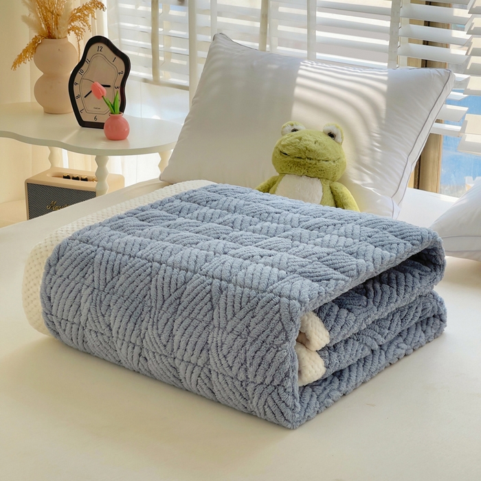 91家纺网 家纺一手货源 找家纺 小叮当家纺仓储工厂店 2025新款绒薄垫系列床护垫床垫垫子-薄垫绒系列 薄垫绒蓝灰