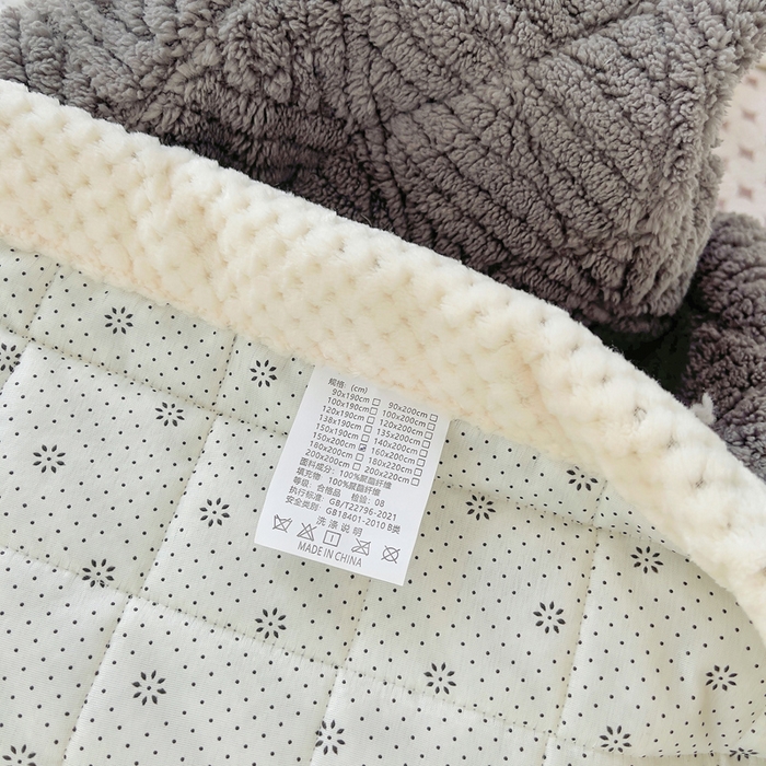 91家纺网 家纺一手货源 找家纺 小叮当家纺仓储工厂店 2025新款绒薄垫系列床护垫床垫垫子-薄垫绒系列 薄垫绒深灰