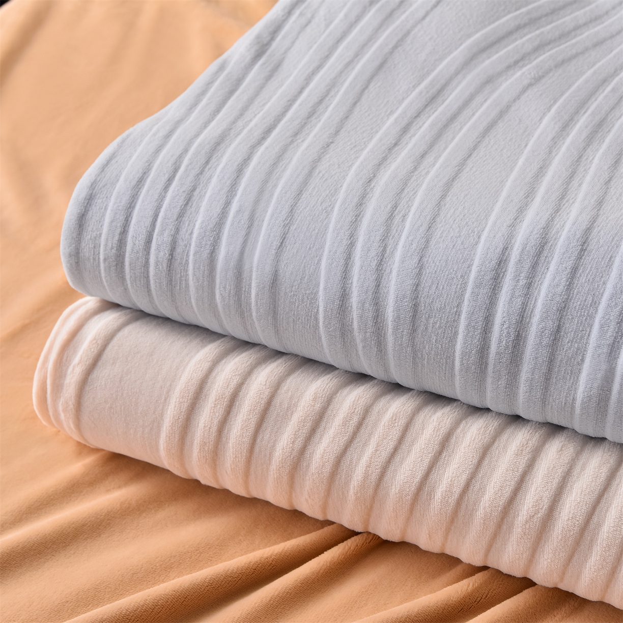 91家纺网 家纺一手货源 找家纺 金鹰 2025新款剪花复合加厚牛奶绒床笠席梦思保护套床垫套 曲线-粉色