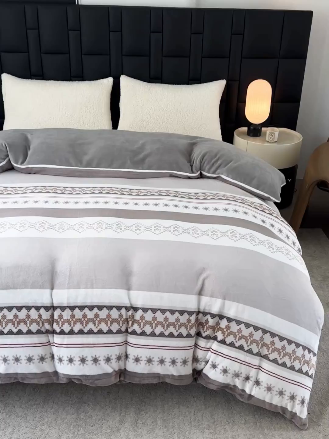 91家纺网 家纺一手货源 找家纺 金盛纺 2025新款高克重牛奶绒印花系列单被套(可定制) 流光