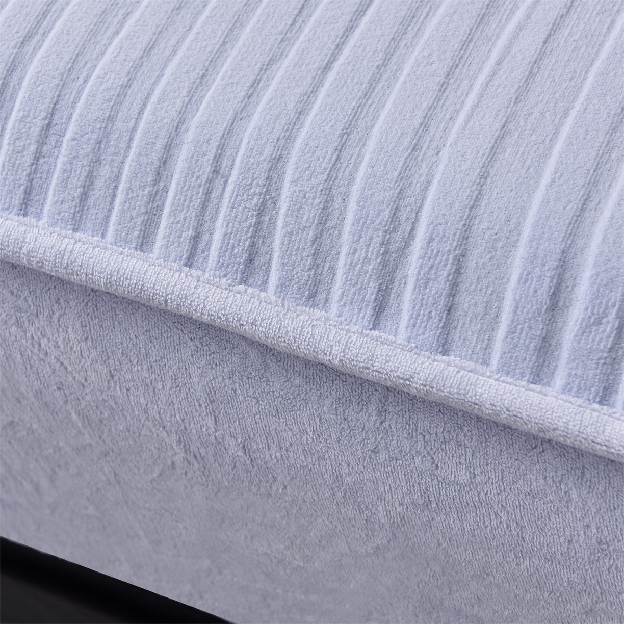 91家纺网 家纺一手货源 找家纺 金鹰 2025新款剪花复合加厚牛奶绒床笠席梦思保护套床垫套 曲线-天蓝