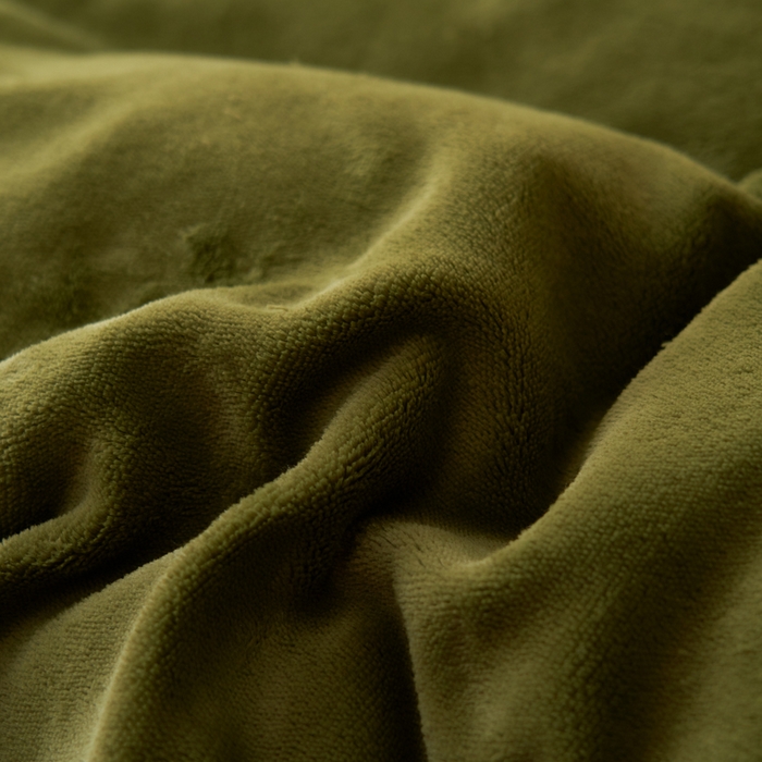 91家纺网 家纺一手货源 找家纺 晨曦家纺 2025新款加厚高克重230克日系简约小包边牛奶绒单被套 简约-深绿灰