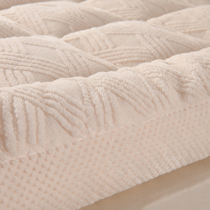 91家纺网 家纺一手货源 找家纺 （总）小叮当家纺仓储工厂店 2025新款亲肤舒适菠萝格系列床垫垫子-菠萝格