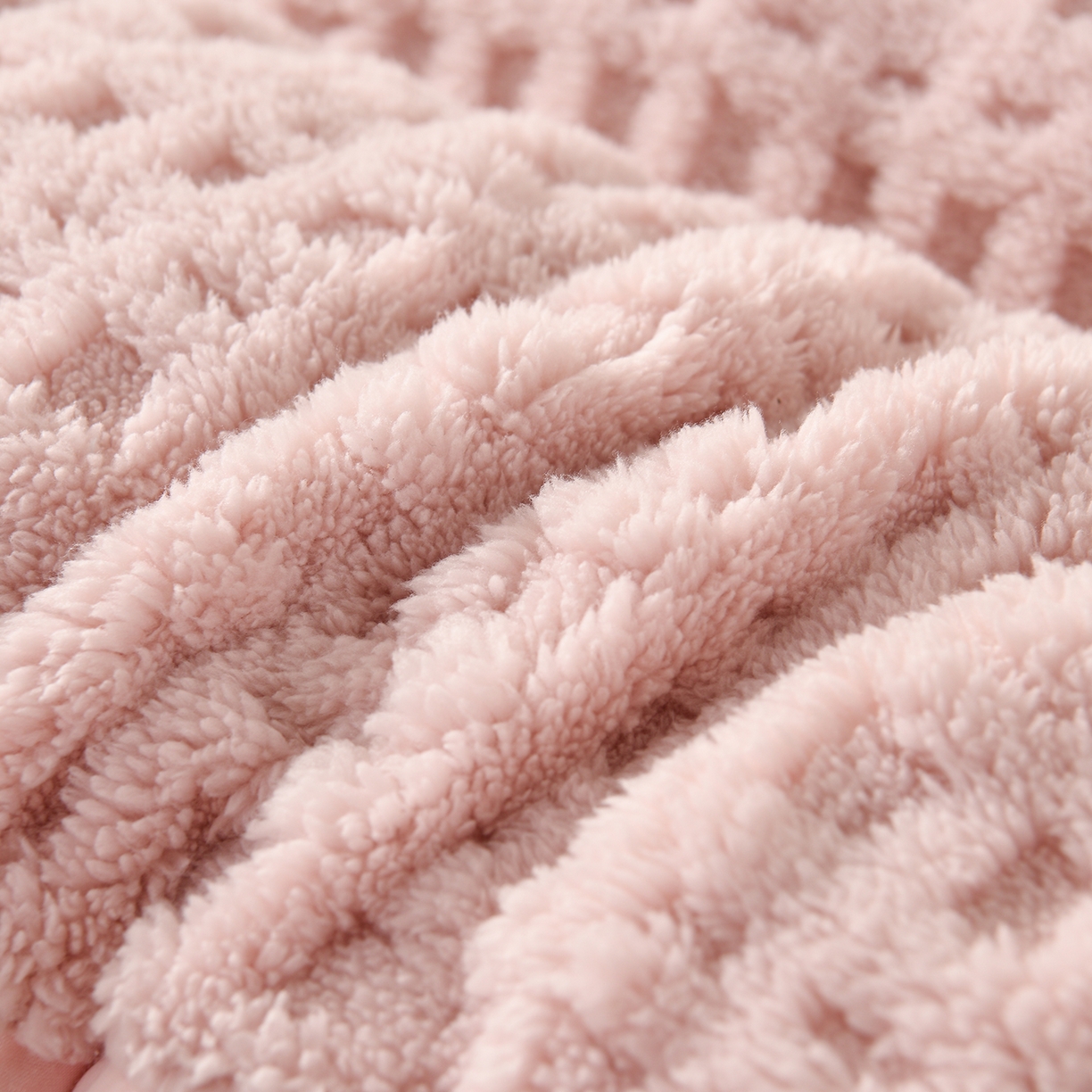 91家纺网 家纺一手货源 找家纺 小叮当家纺仓储工厂店 2025新款亲肤舒适方格绒系列床垫垫子-方格绒 方格绒-浅粉