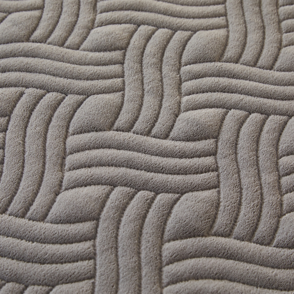 91家纺网 家纺一手货源 找家纺 金鹰 2025新款A类牛奶绒云眠绒夹棉床笠牛奶绒床笠席梦思保护套床垫套 浅灰