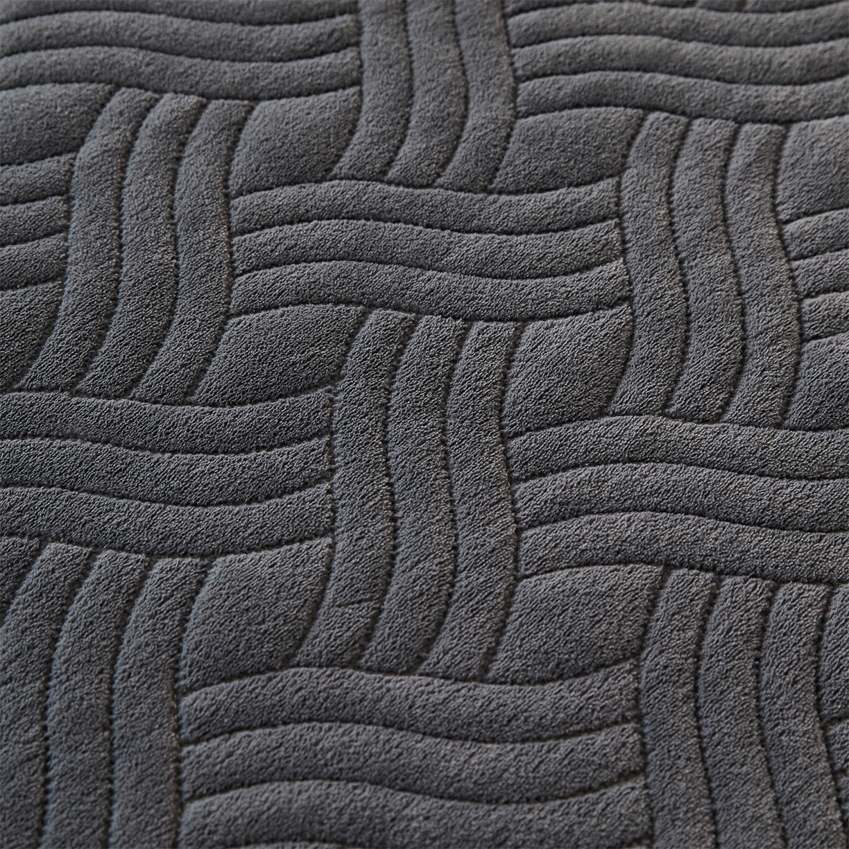 91家纺网 家纺一手货源 找家纺 金鹰 2025新款A类牛奶绒云眠绒夹棉床笠牛奶绒床笠席梦思保护套床垫套 深灰