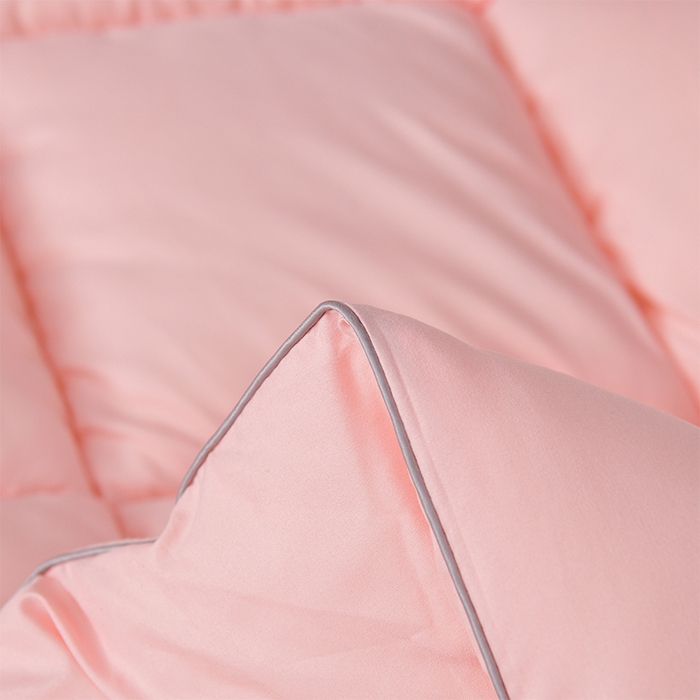 91家纺网 家纺一手货源 找家纺 小叮当家纺仓储工厂店 2025新款亲肤舒适A类母婴级全棉纯棉保暖被子被芯 羽粉