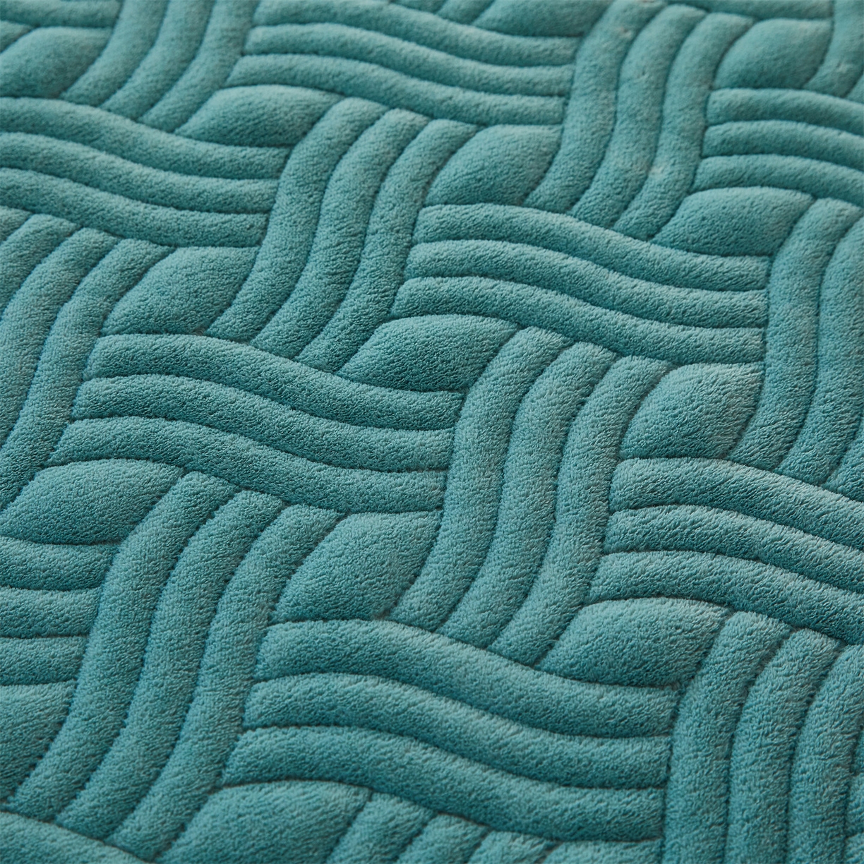 91家纺网 家纺一手货源 找家纺 金鹰 2025新款A类牛奶绒云眠绒夹棉床笠牛奶绒床笠席梦思保护套床垫套 雾兰