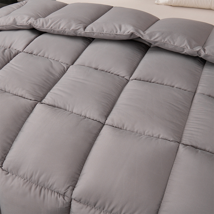 91家纺网 家纺一手货源 找家纺 小叮当家纺仓储工厂店 2025新款亲肤舒适A类母婴级全棉纯棉保暖被子被芯 羽灰