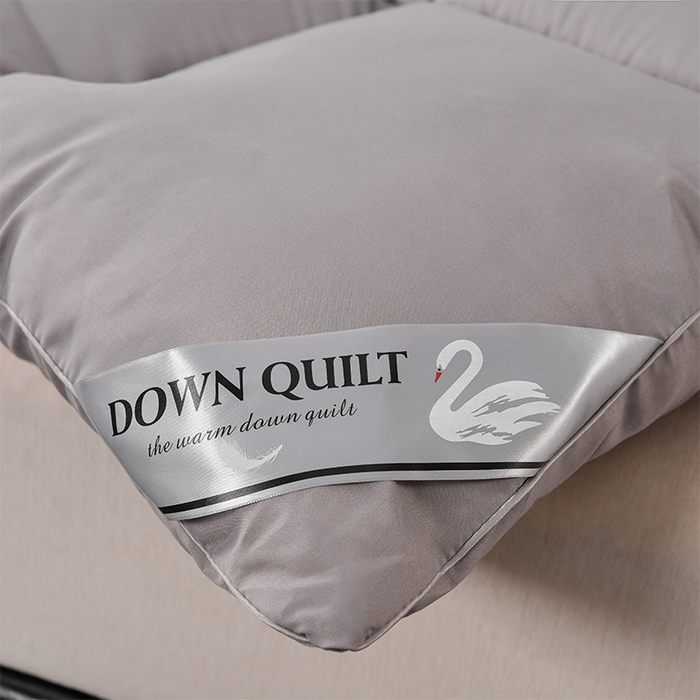 91家纺网 家纺一手货源 找家纺 小叮当家纺仓储工厂店 2025新款亲肤舒适A类母婴级全棉纯棉保暖被子被芯 羽灰