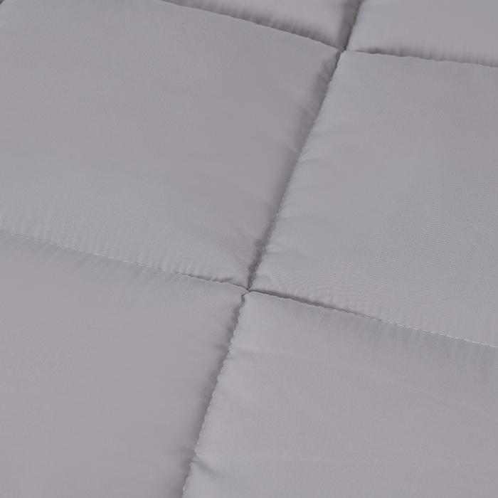 91家纺网 家纺一手货源 找家纺 小叮当家纺仓储工厂店 2025新款亲肤舒适A类母婴级全棉纯棉保暖被子被芯 羽兰灰