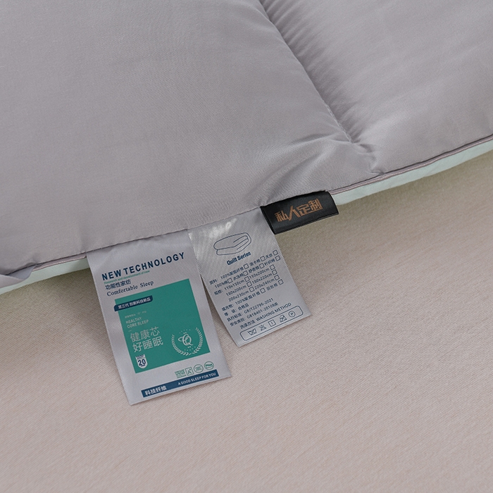 91家纺网 家纺一手货源 找家纺 小叮当家纺仓储工厂店 2025新款亲肤舒适A类母婴级全棉纯棉保暖被子被芯 羽兰灰