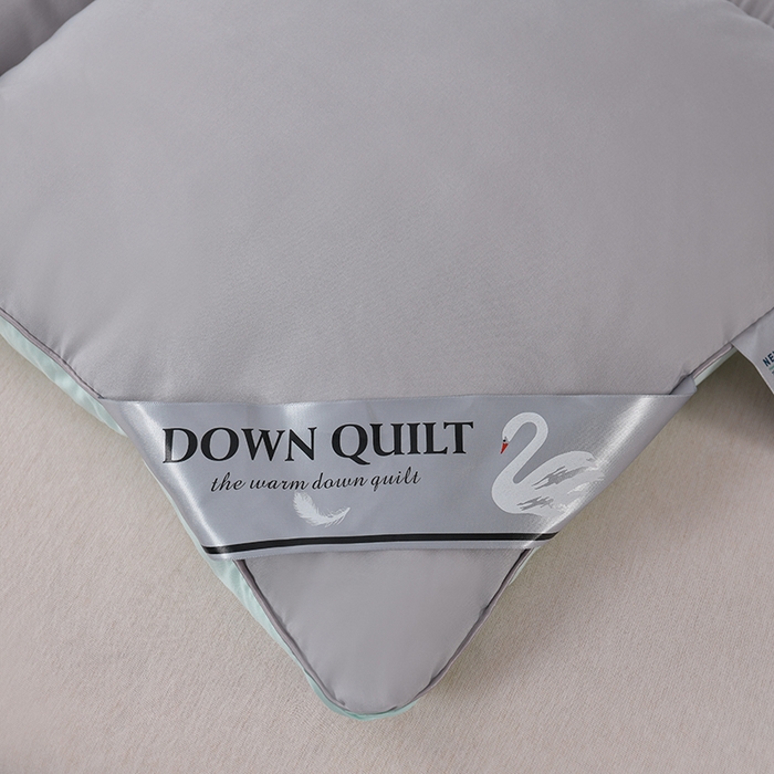 91家纺网 家纺一手货源 找家纺 小叮当家纺仓储工厂店 2025新款亲肤舒适A类母婴级全棉纯棉保暖被子被芯 羽兰灰