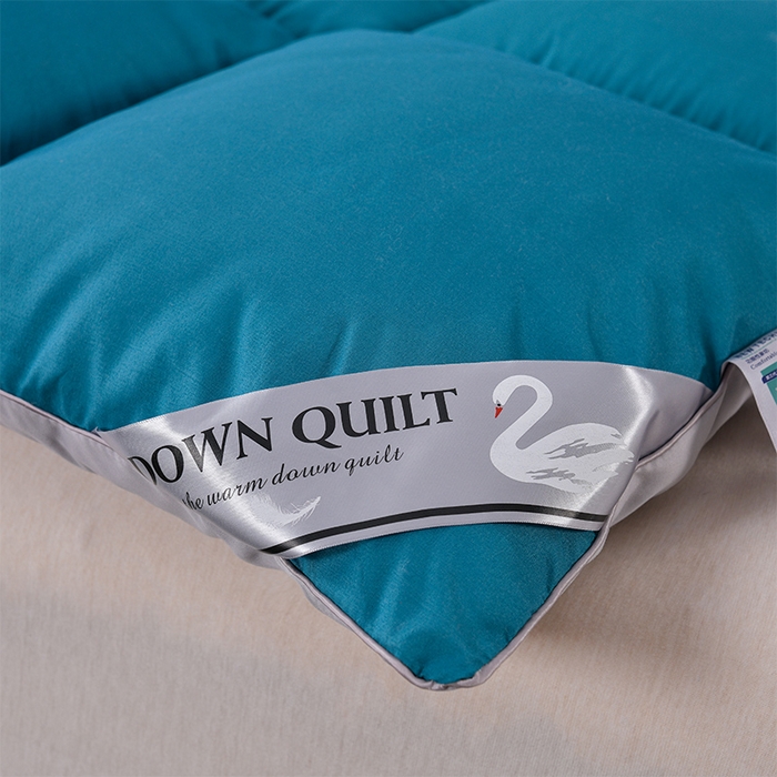 91家纺网 家纺一手货源 找家纺 小叮当家纺仓储工厂店 2025新款亲肤舒适A类母婴级全棉纯棉保暖被子被芯 羽蓝