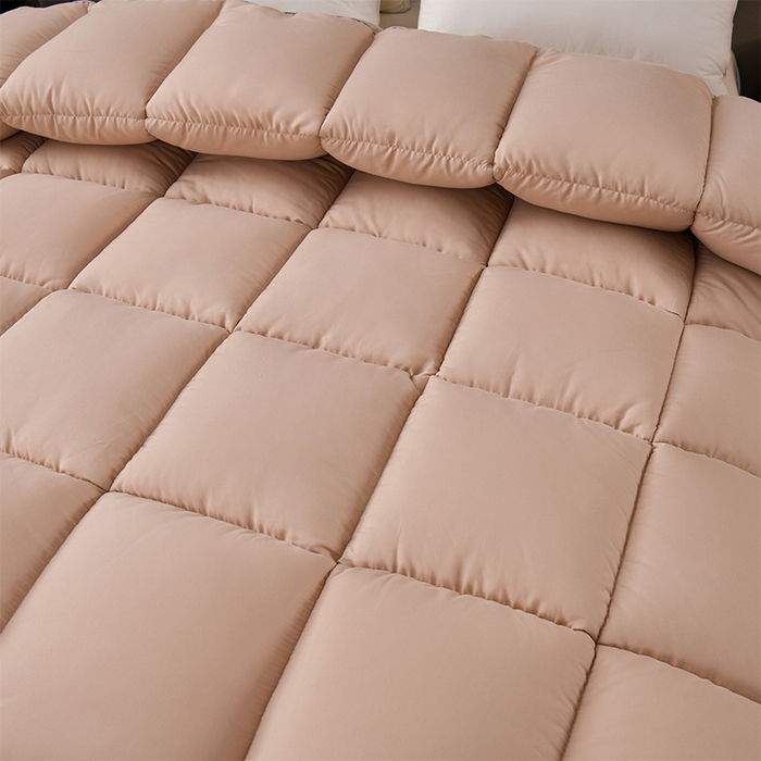 91家纺网 家纺一手货源 找家纺 小叮当家纺仓储工厂店 2025新款亲肤舒适A类母婴级全棉纯棉保暖被子被芯 羽驼