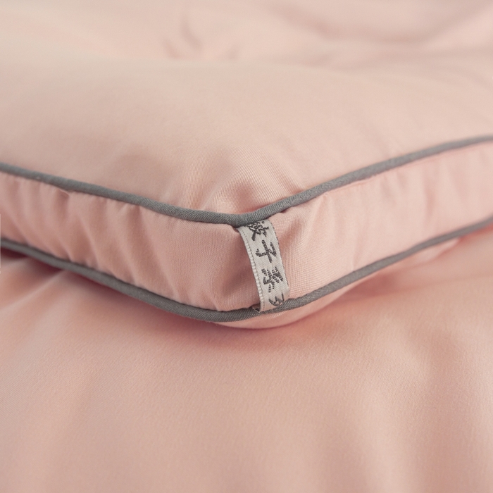 91家纺网 家纺一手货源 找家纺 小叮当家纺仓储工厂店 2025新款亲肤舒适大豆纤维被被子被芯 立体大豆被-粉色