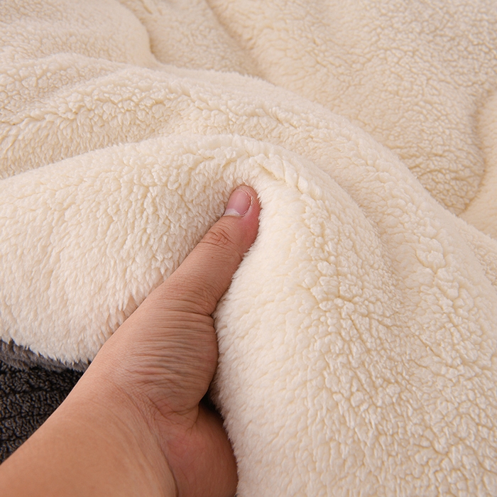 91家纺网 家纺一手货源 找家纺 小叮当家纺仓储工厂店 2025新款亲肤舒适提花双面绒冬被被子被芯-双面绒 双面绒深灰